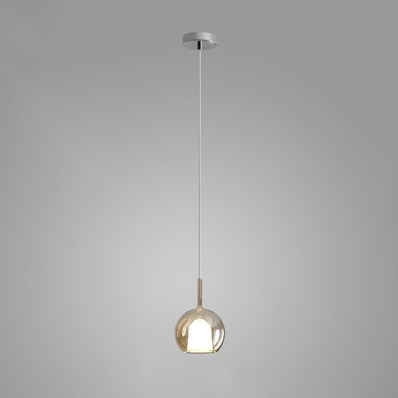 Lustra Pendelleuchte Rauchglas Rund-Letslighting