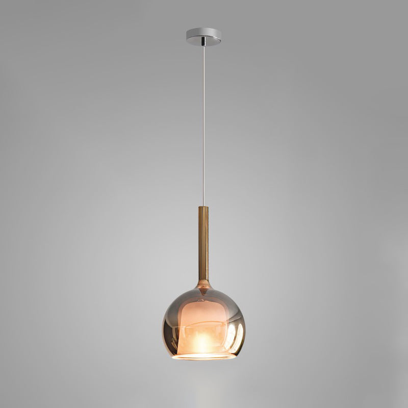 Lustra Pendelleuchte Rauchglas Rund-Letslighting