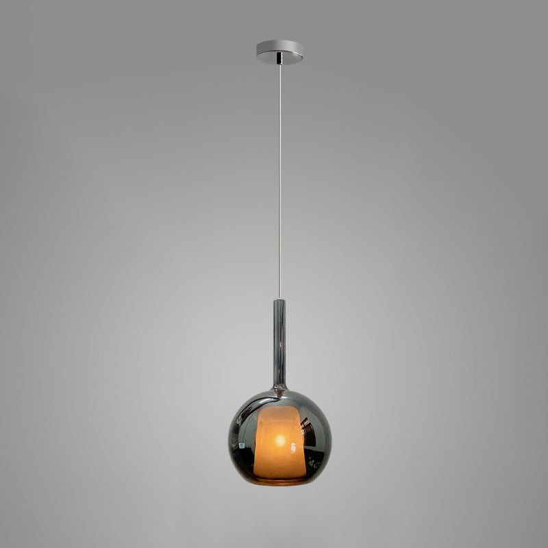 Lustra Pendelleuchte Rauchglas Rund-Letslighting