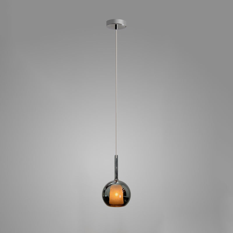 Lustra Pendelleuchte Rauchglas Rund-Letslighting