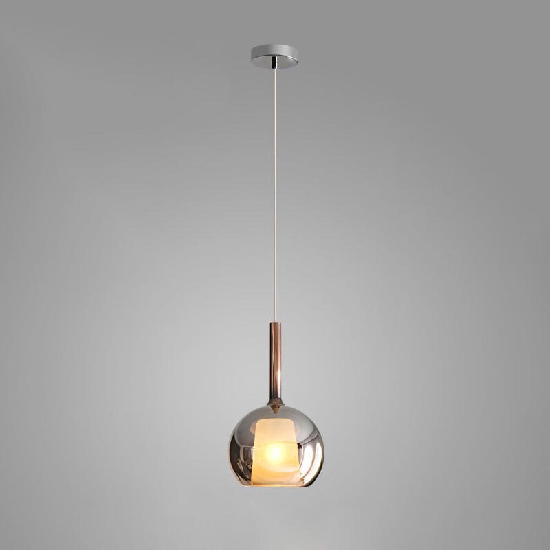 Lustra Pendelleuchte Rauchglas Rund-Letslighting