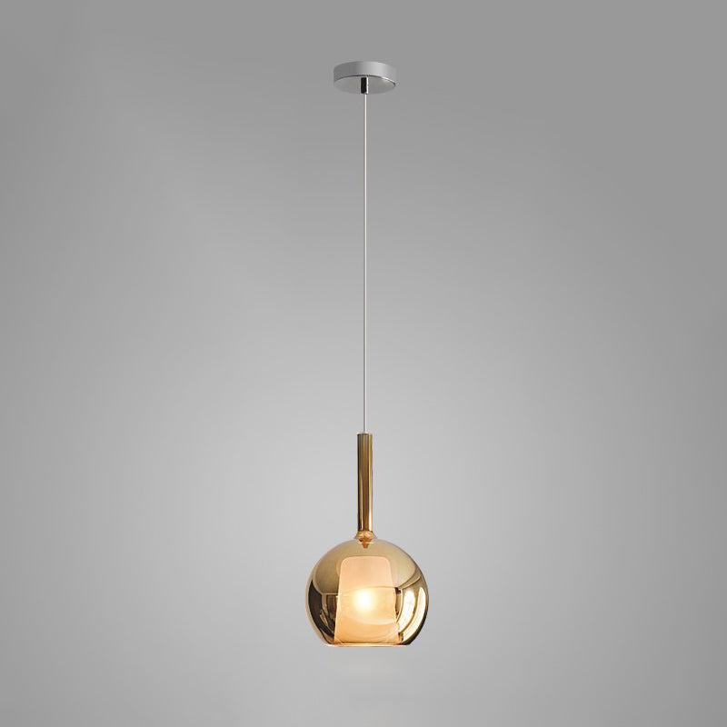 Lustra Pendelleuchte Rauchglas Rund-Letslighting