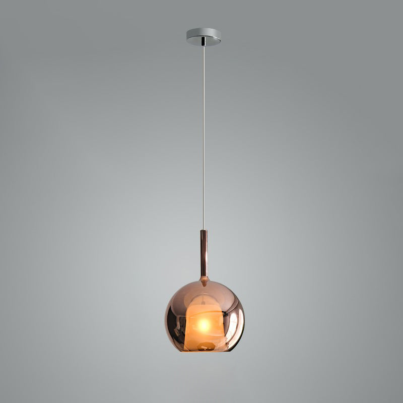 Lustra Pendelleuchte Rauchglas Rund-Letslighting