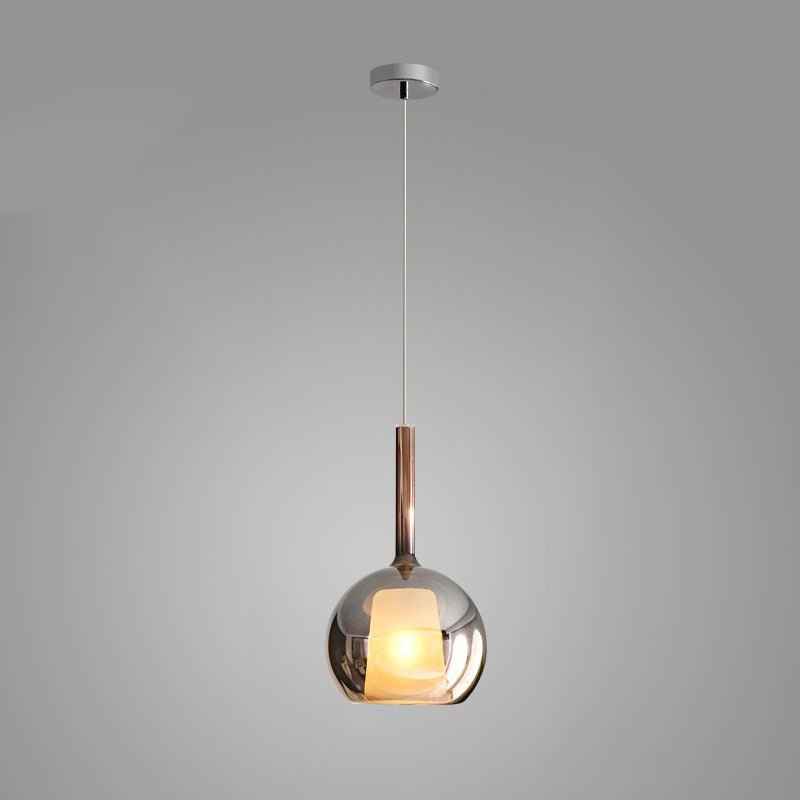 Lustra Pendelleuchte Rauchglas Rund-Letslighting