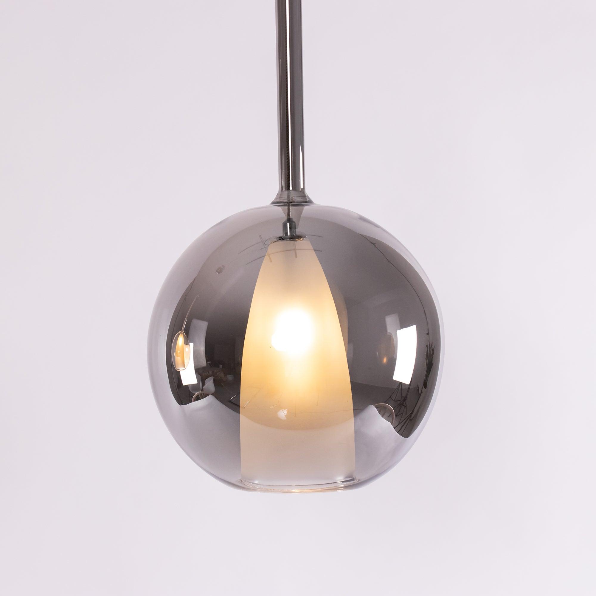 Lustra Pendelleuchte Rauchglas Rund-Letslighting
