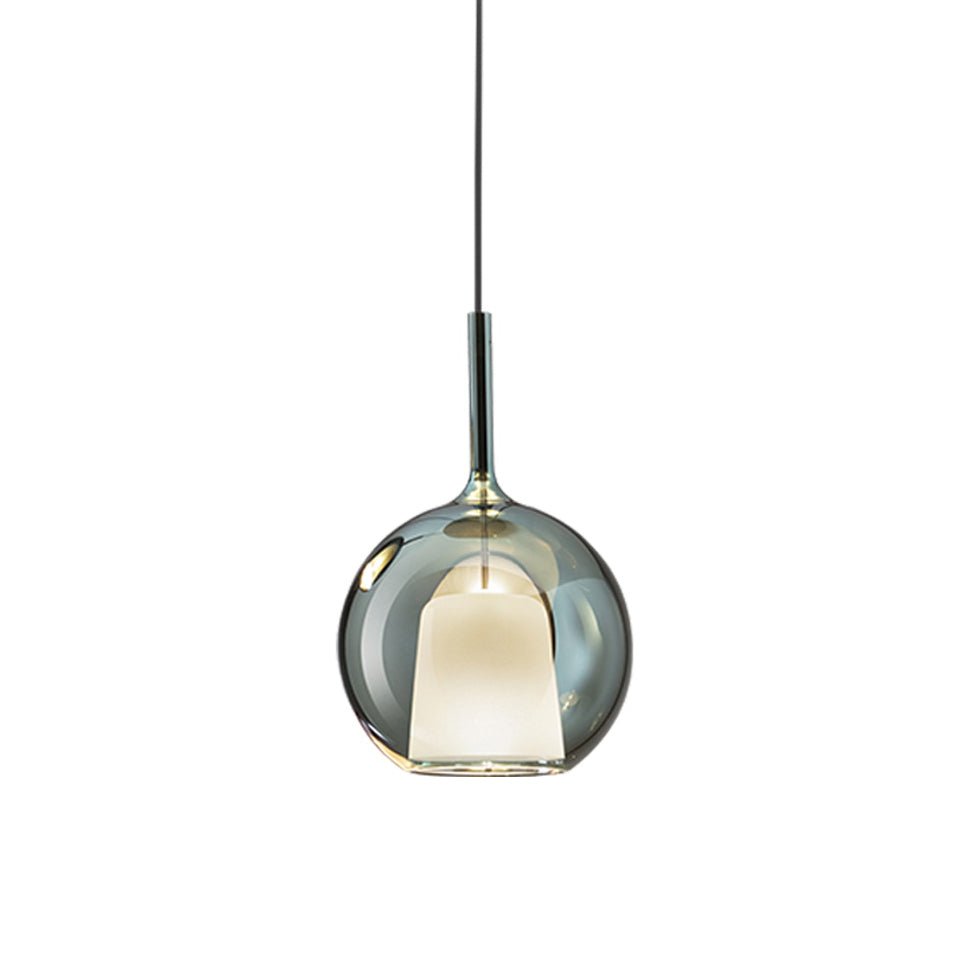 Lustra Pendelleuchte Rauchglas Rund-Letslighting