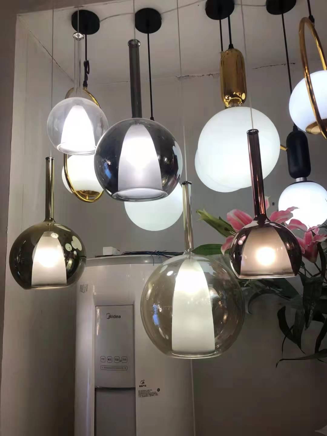 Lustra Pendelleuchte Rauchglas Rund-Letslighting