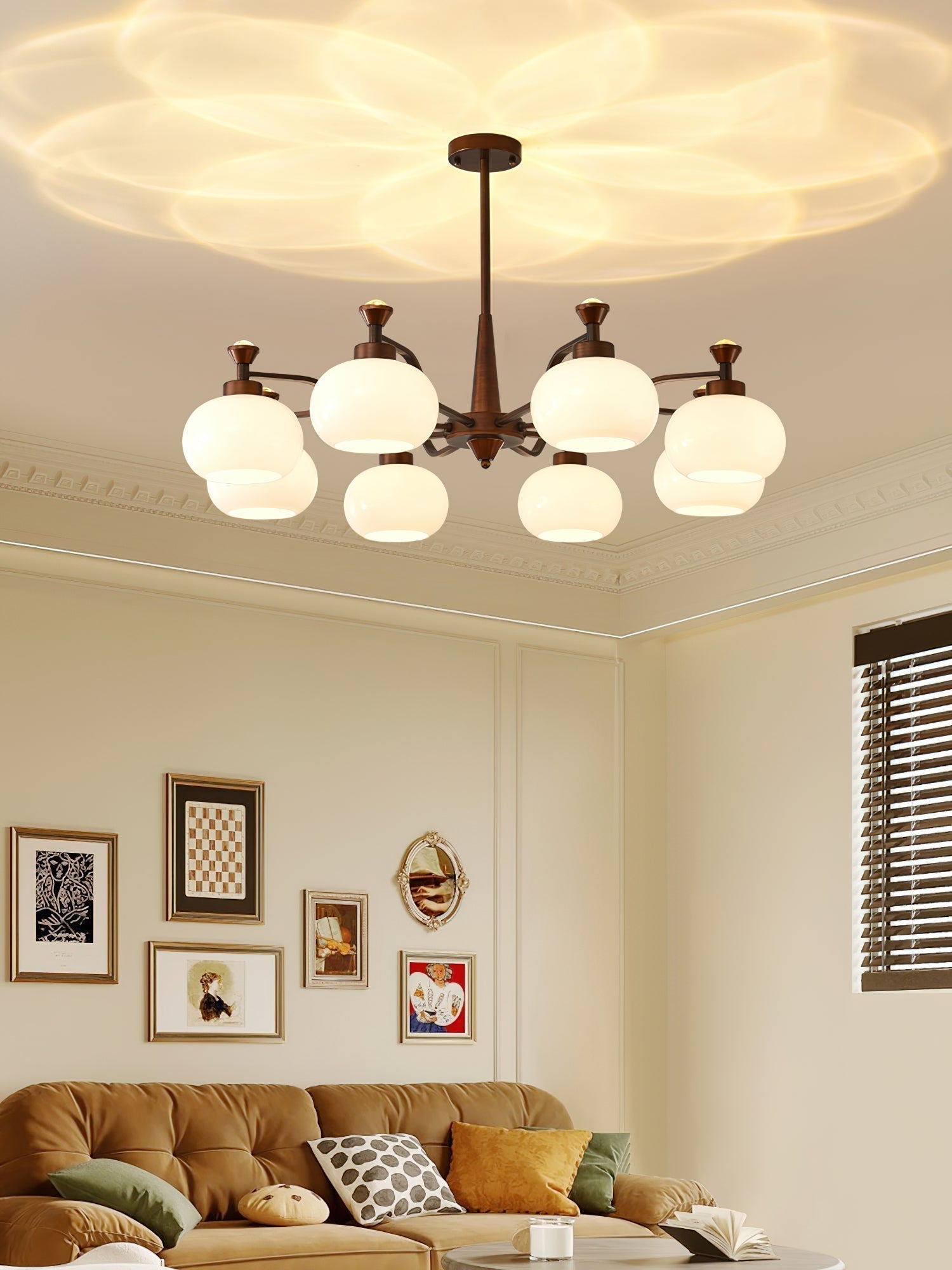 Aurora Kronleuchter Globe Spotlight-Letslighting