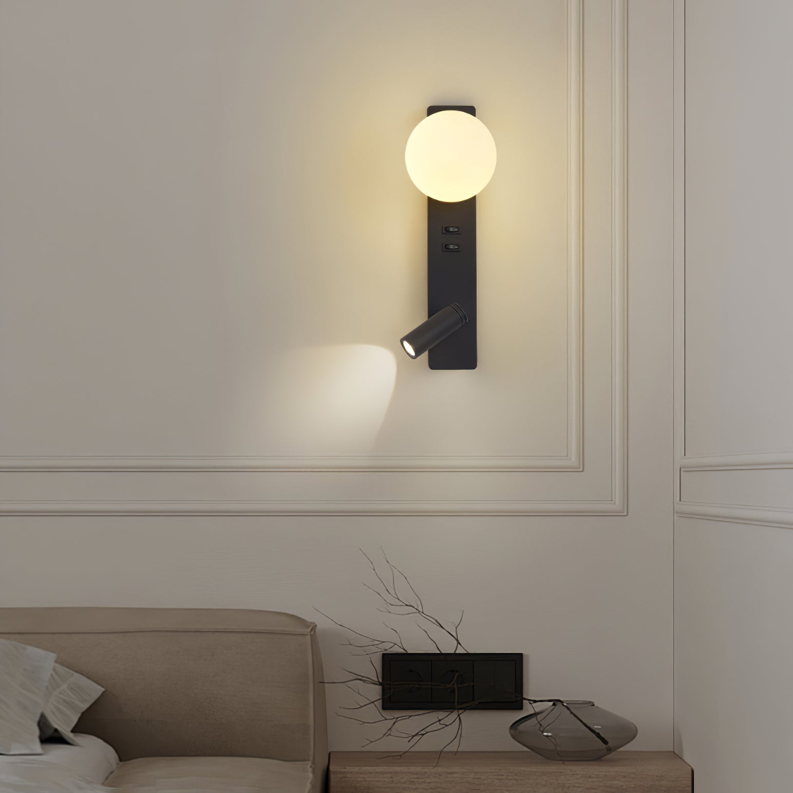 Glos Slim wall lamp - Blowlighting