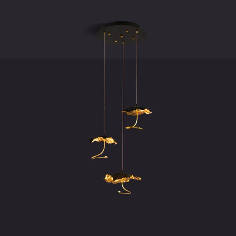 Aureate Cluster-Kronleuchter aus Messing Cloud-Letslighting