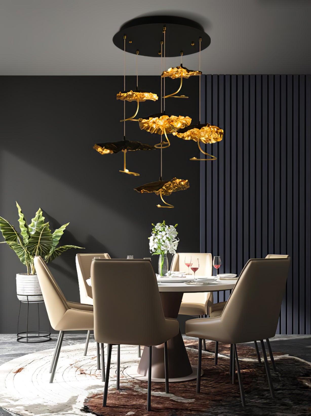 Aureate Cluster-Kronleuchter aus Messing Cloud-Letslighting