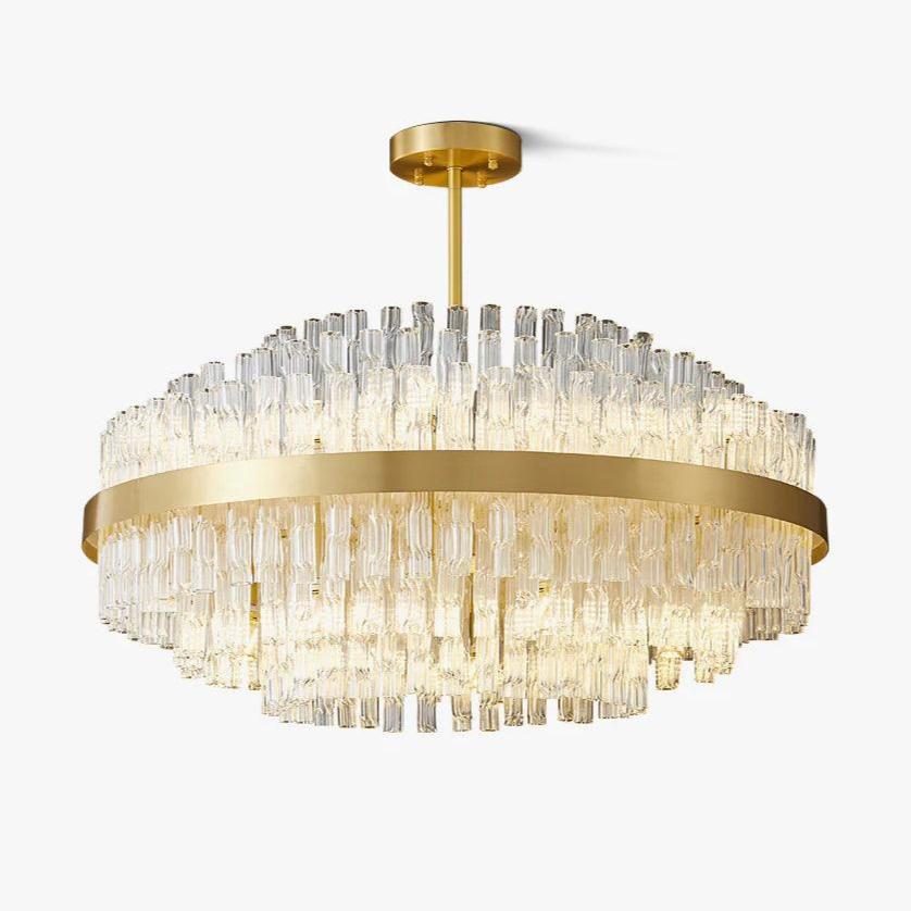 Lustra Kronleuchter Gold Klar Stab Elegant-Letslighting