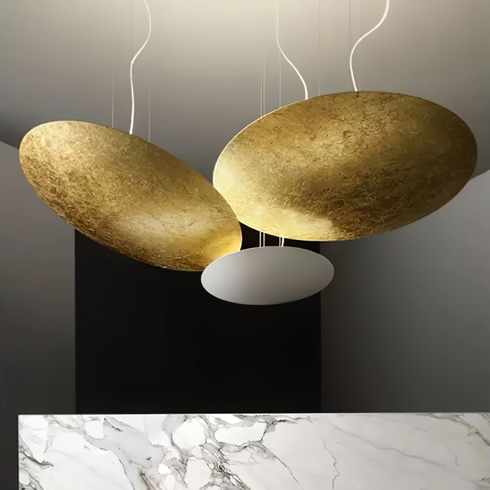 Aureliance Goldfolie Pendelleuchte Lampe-Letslighting