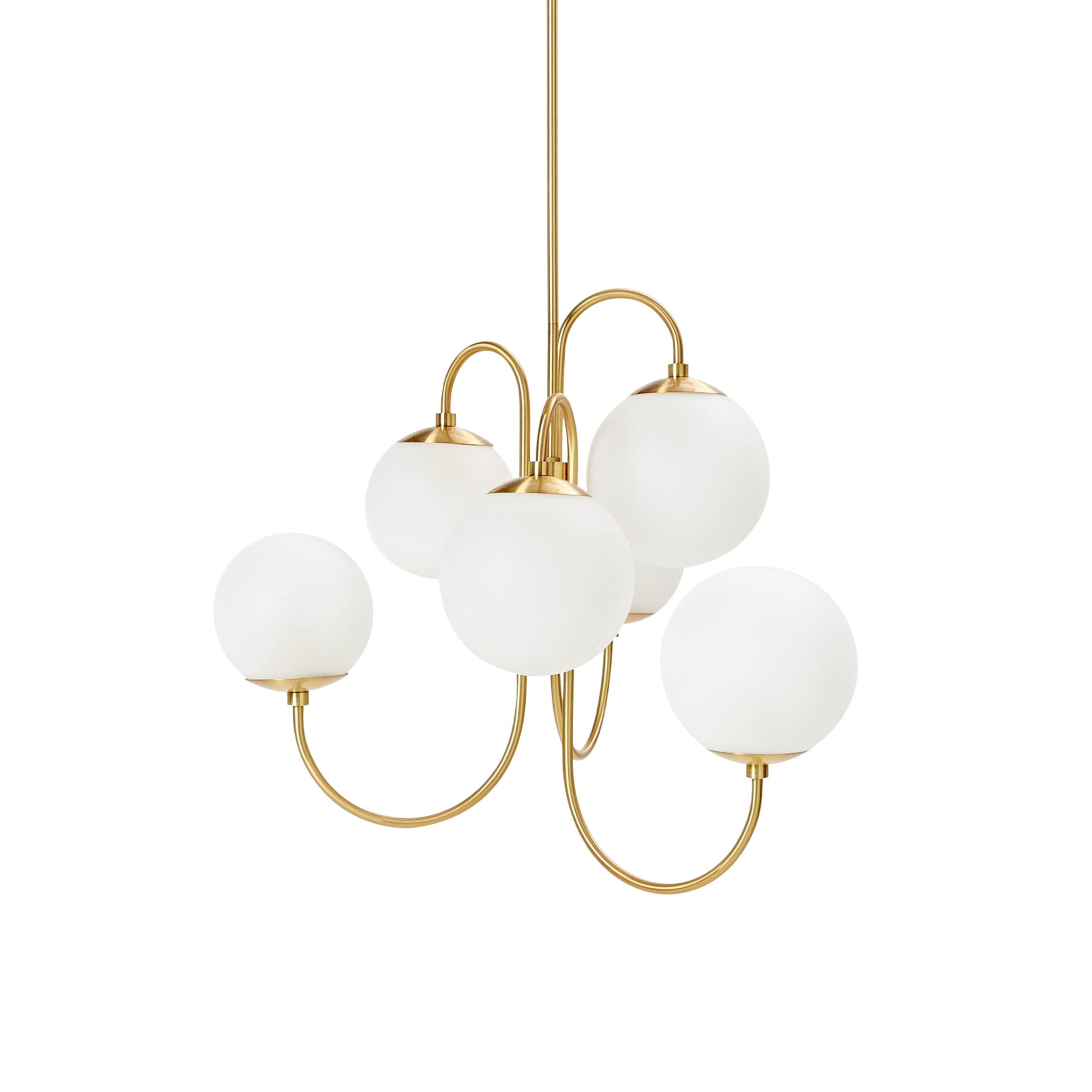 Zathaor Individual Creativity Metal Glass Chandelier - Letslighting