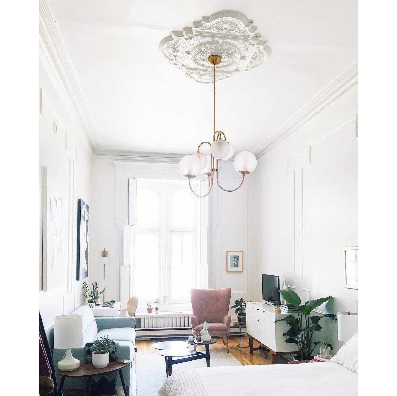 Zathaor Individual Creativity Metal Glass Chandelier - Letslighting