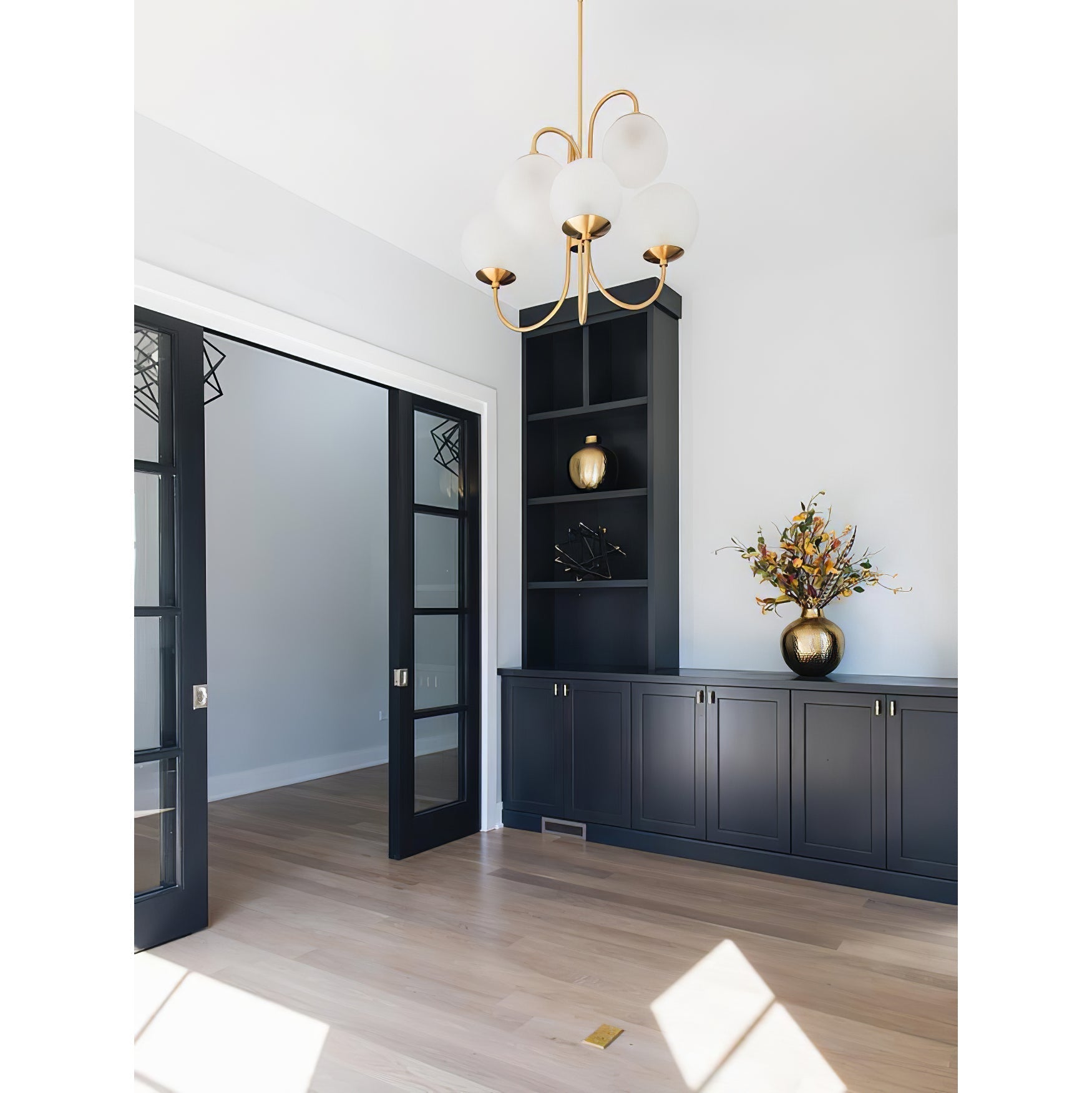 Zathaor Individual Creativity Metal Glass Chandelier - Letslighting