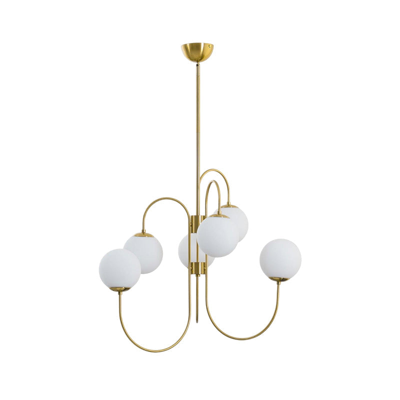 Zathaor Individual Creativity Metal Glass Chandelier - Letslighting