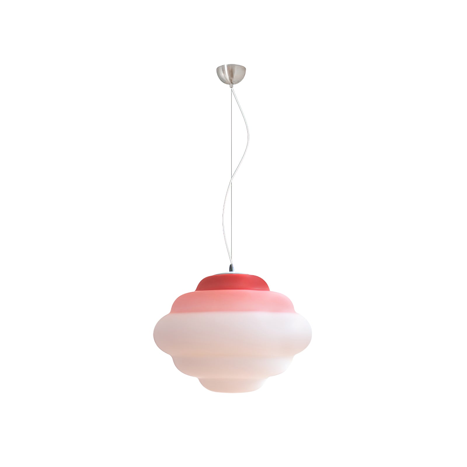 Eurvenara Premium Nordic Art Cloudy Glas Pendelleuchte-Letslighting