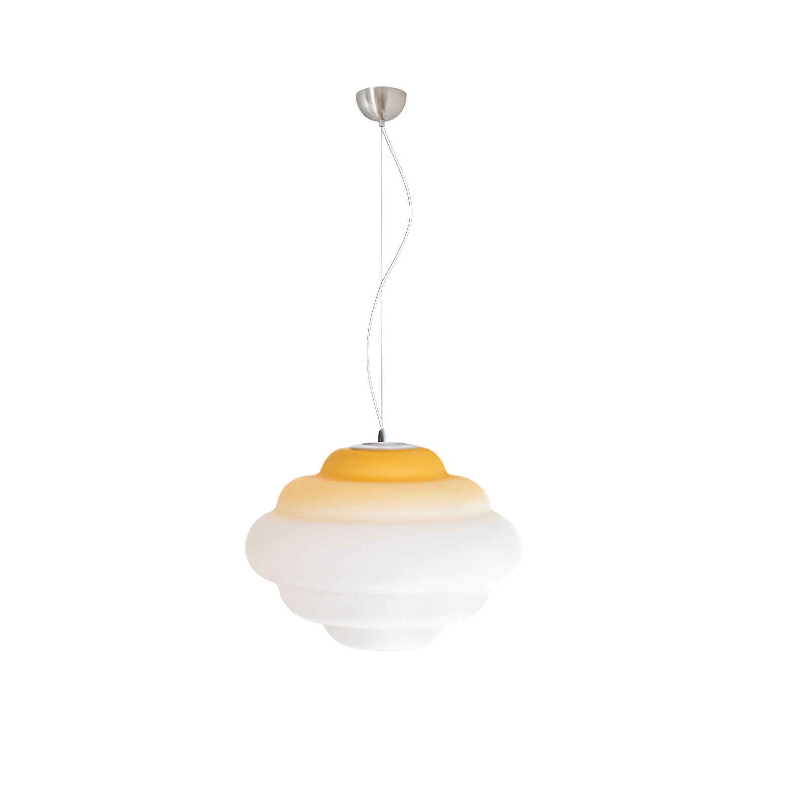 Eurvenara Premium Nordic Art Cloudy Glas Pendelleuchte-Letslighting