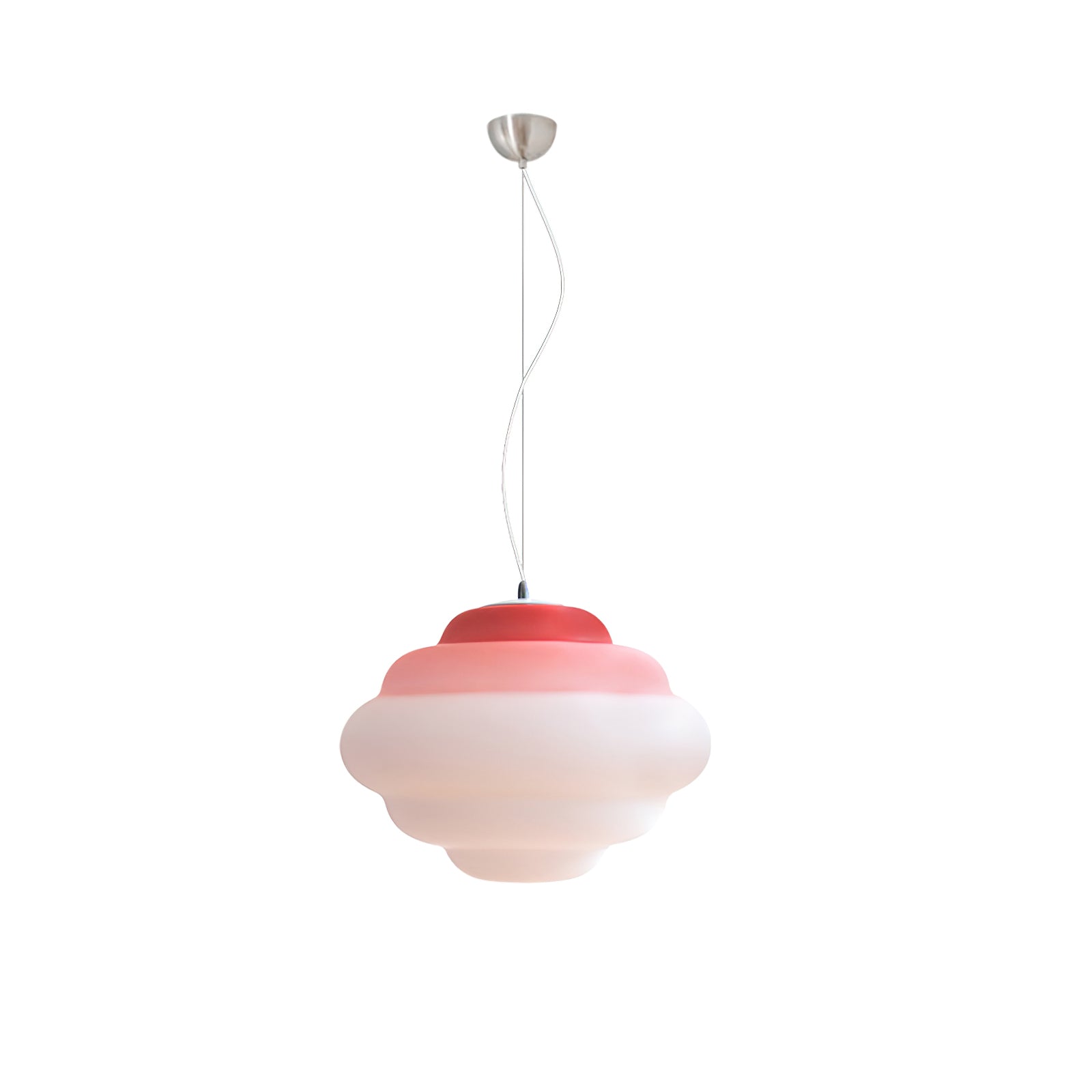 Eurvenara Premium Nordic Art Cloudy Glas Pendelleuchte-Letslighting
