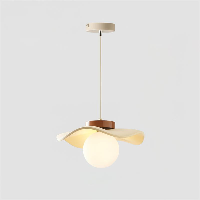Pendelleuchte Glas Schirm Skulptural Minimalistisch-Letslighting