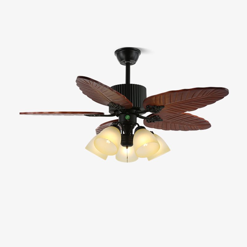 Virella Tropische Deckenventilatorleuchte, Lifestyle-Aufnahme