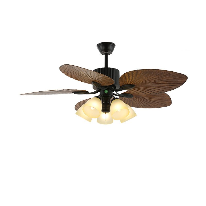 Virel Deckenventilatorleuchte im tropischen Holzdesign