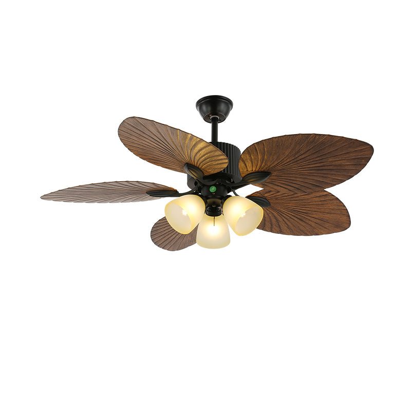 Virel Deckenventilatorleuchte im tropischen Holzdesign
