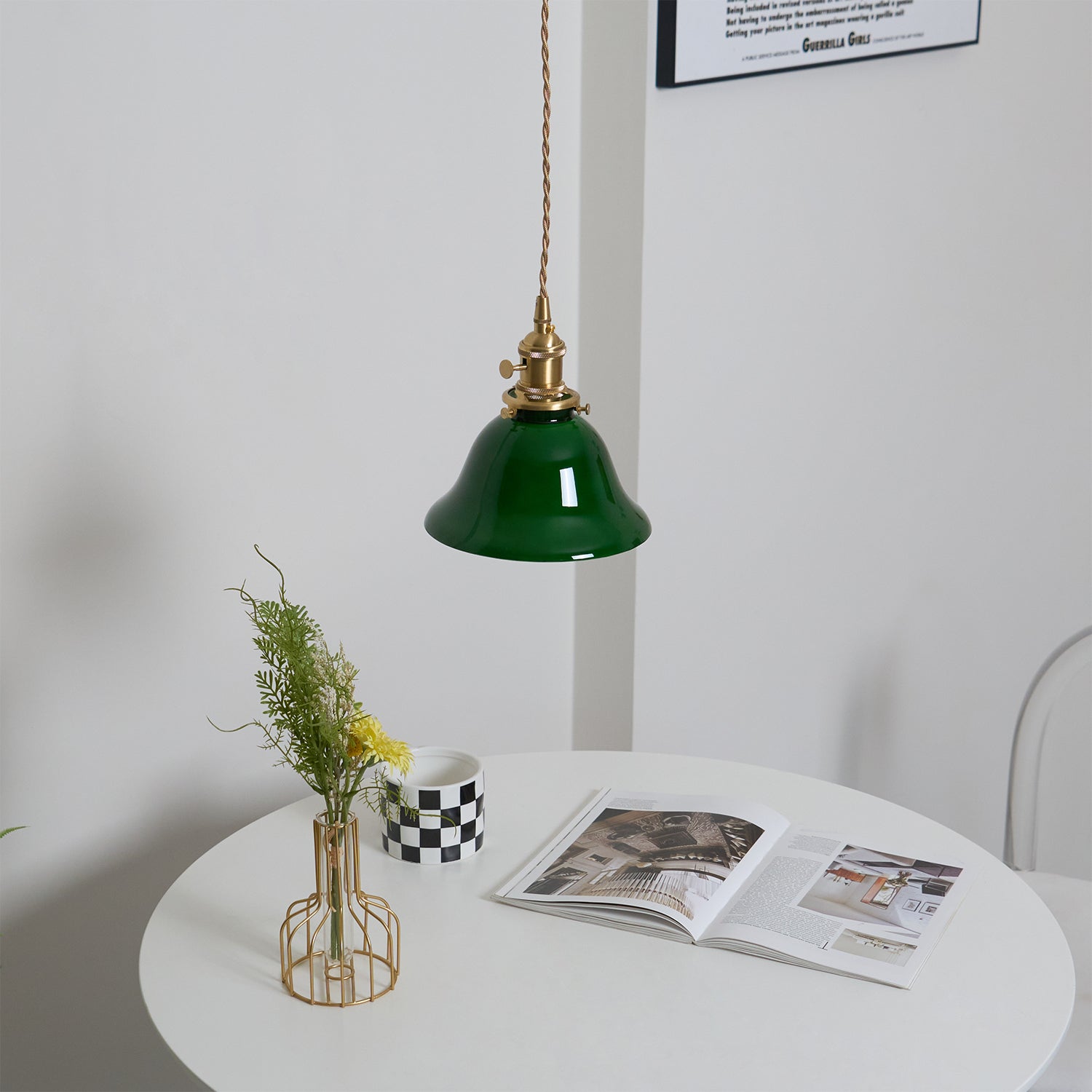 Green Bell Pendant Light - Blowlighting