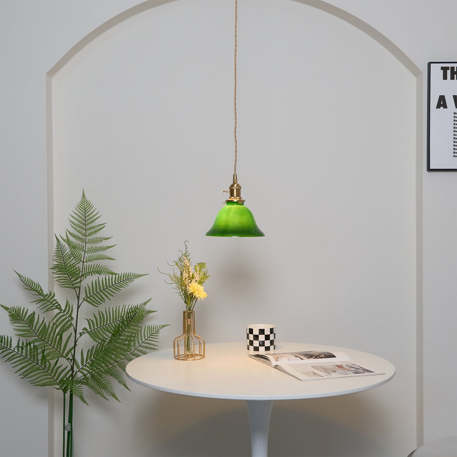 Green Bell Pendant Light - Blowlighting