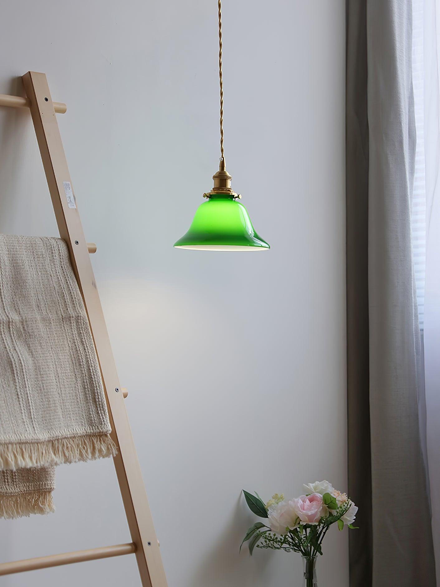 Green Bell Pendant Light - Blowlighting