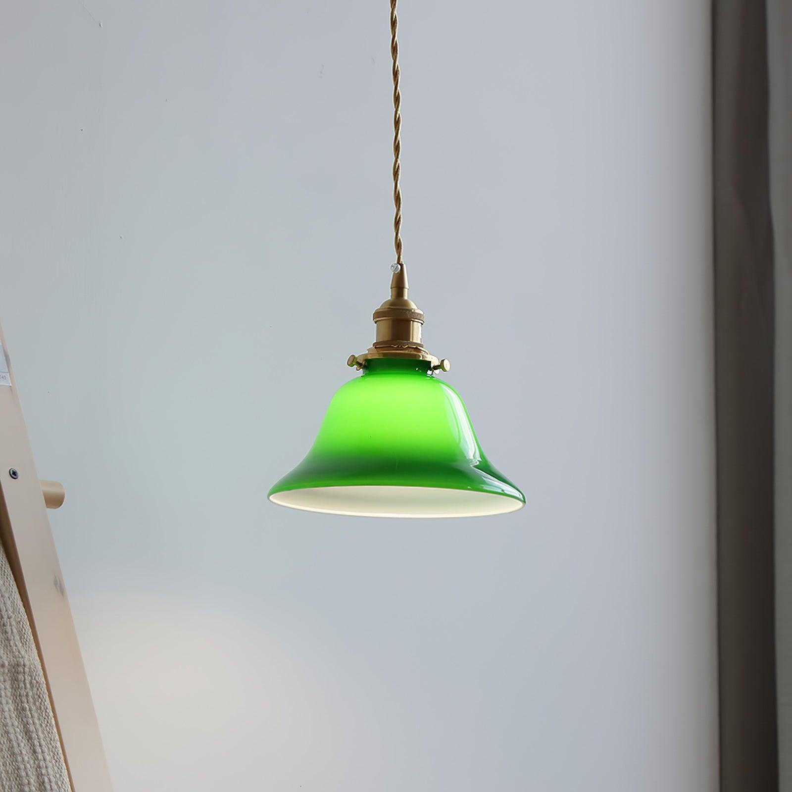 Green Bell Pendant Light - Blowlighting