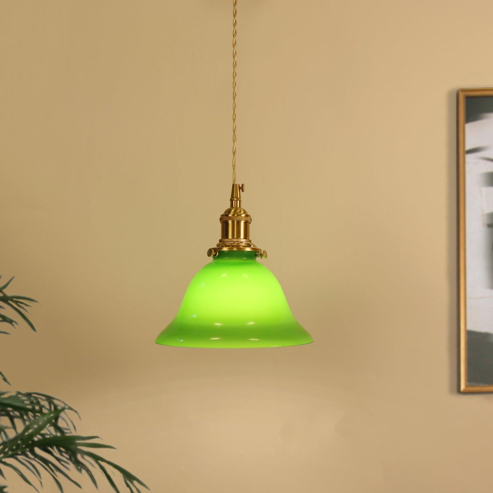 Green Bell Pendant Light - Blowlighting