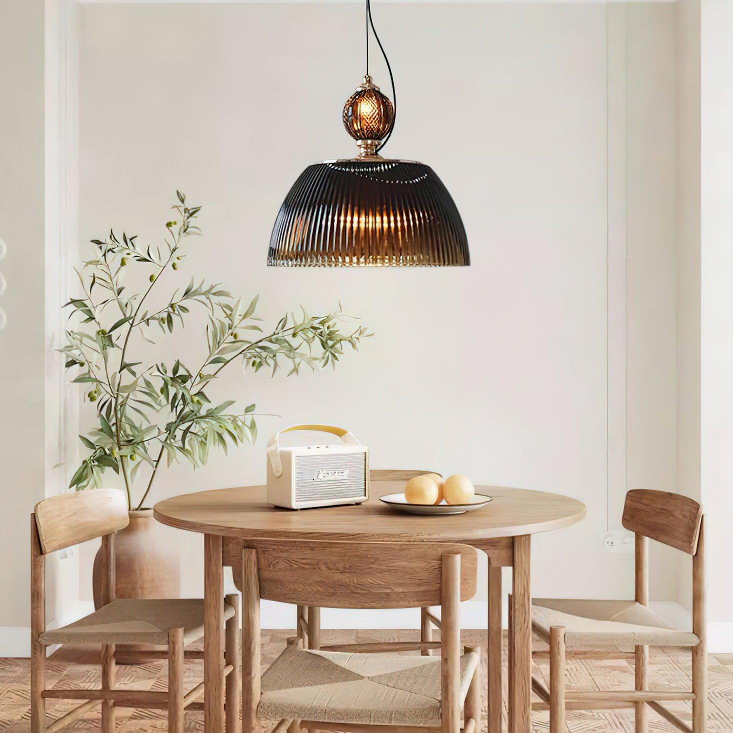 Nyra Retro-Pendelleuchte aus Glas-Letslighting