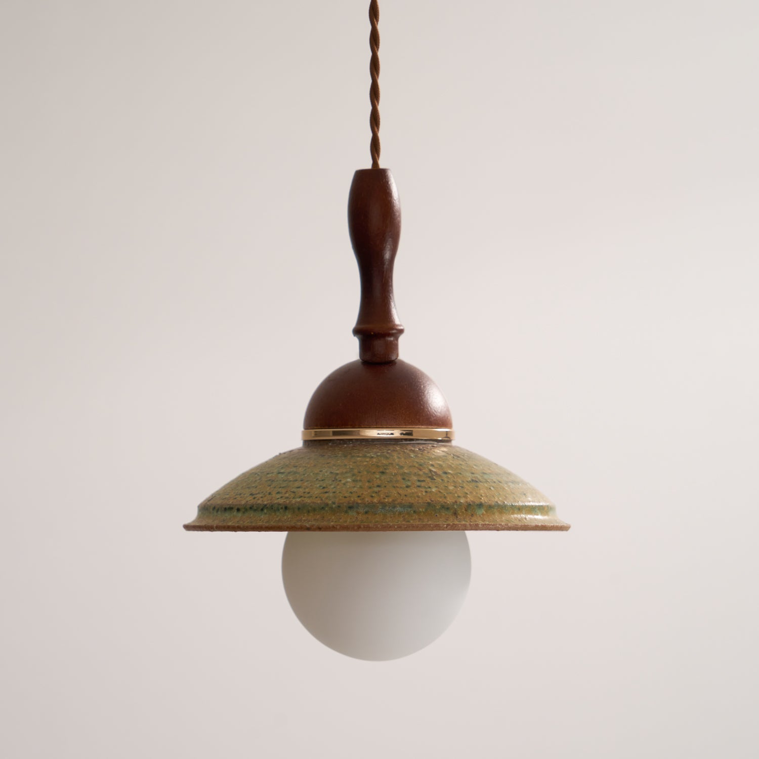 Ulsilia Nordisch Kunst Holz Keramik Pendelleuchte Lampe-Letslighting