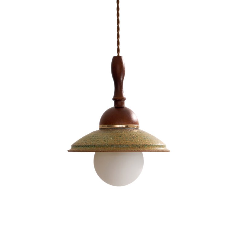 Ulsilia Nordisch Kunst Holz Keramik Pendelleuchte Lampe-Letslighting