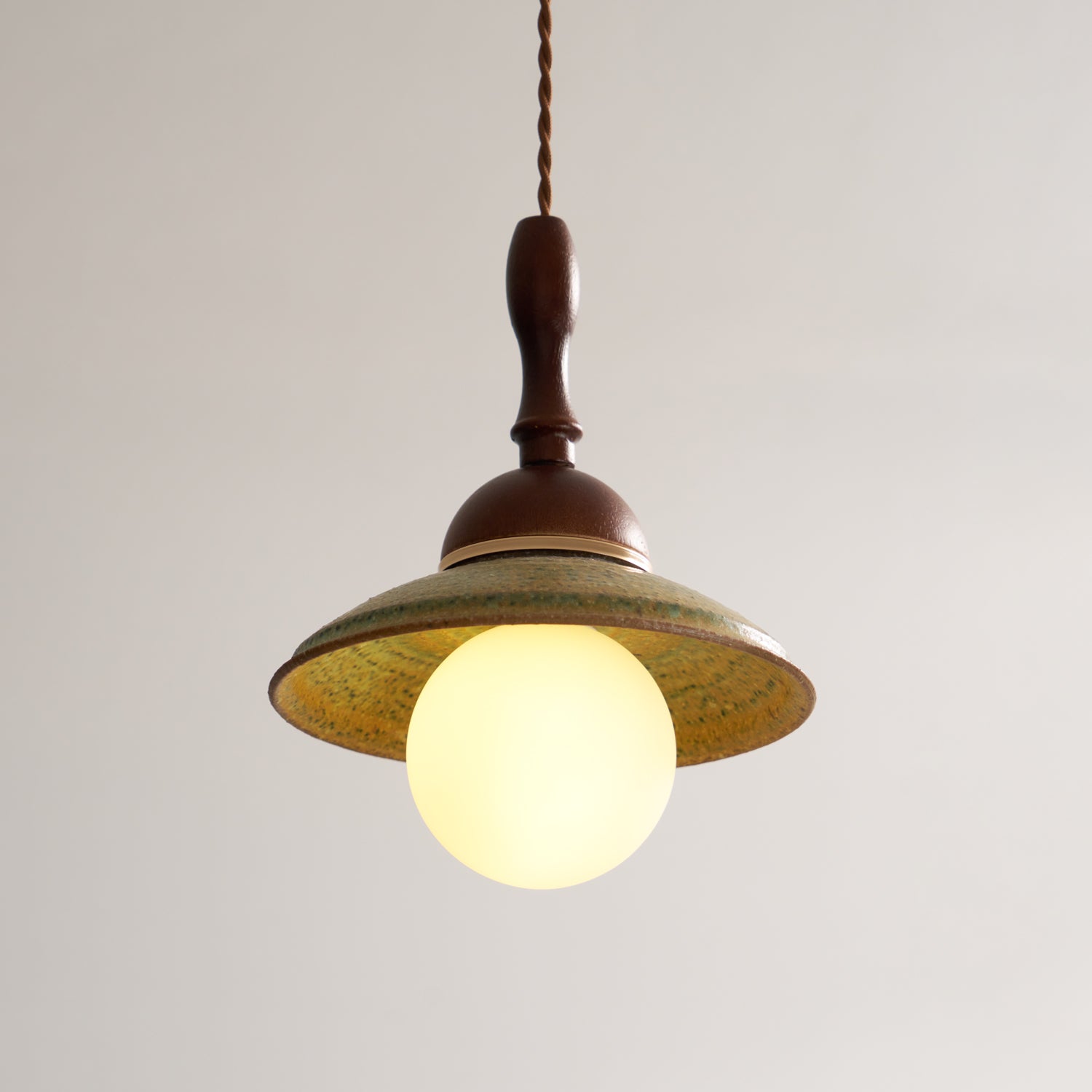 Ulsilia Nordisch Kunst Holz Keramik Pendelleuchte Lampe-Letslighting