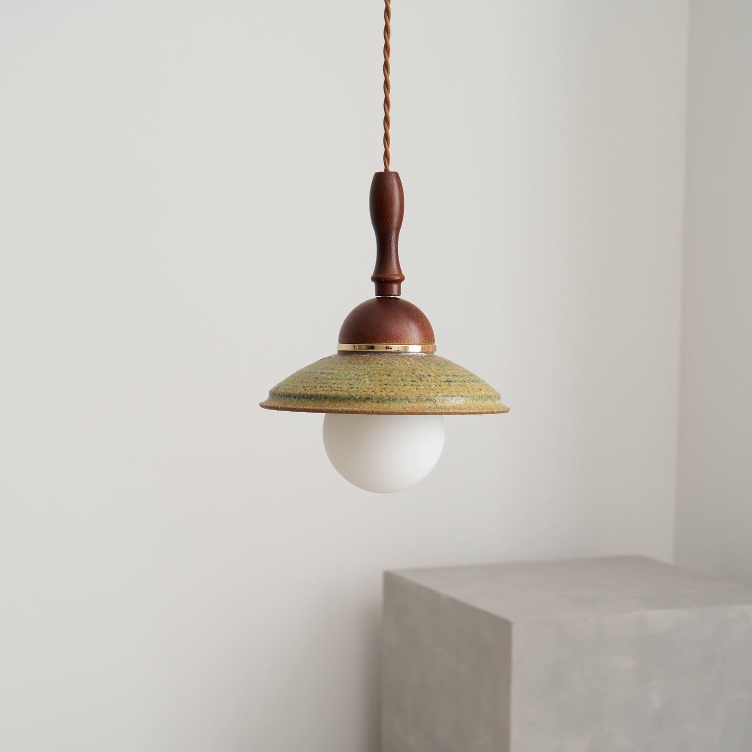 Ulsilia Nordisch Kunst Holz Keramik Pendelleuchte Lampe-Letslighting