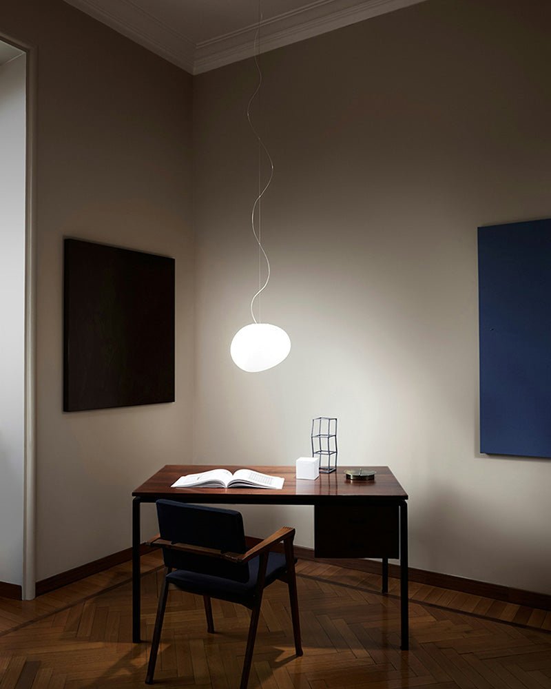 Gregg Stone Shape Glass Pendant Light - Blowlighting