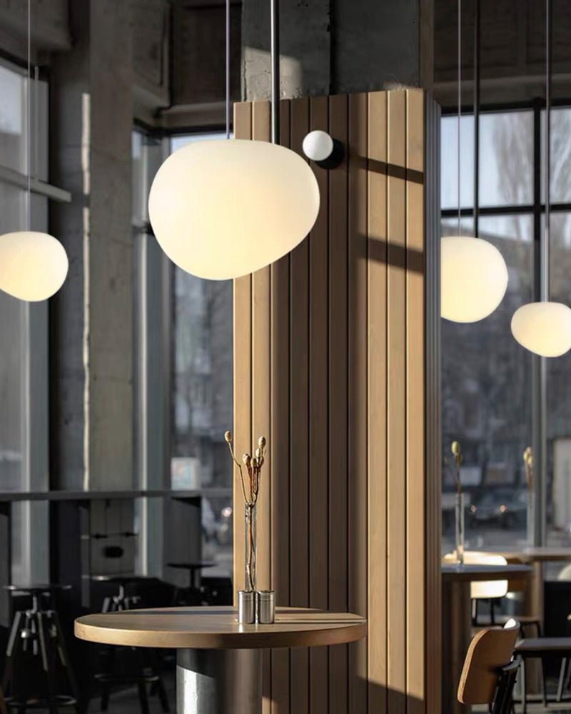 Gregg Stone Shape Glass Pendant Light - Blowlighting