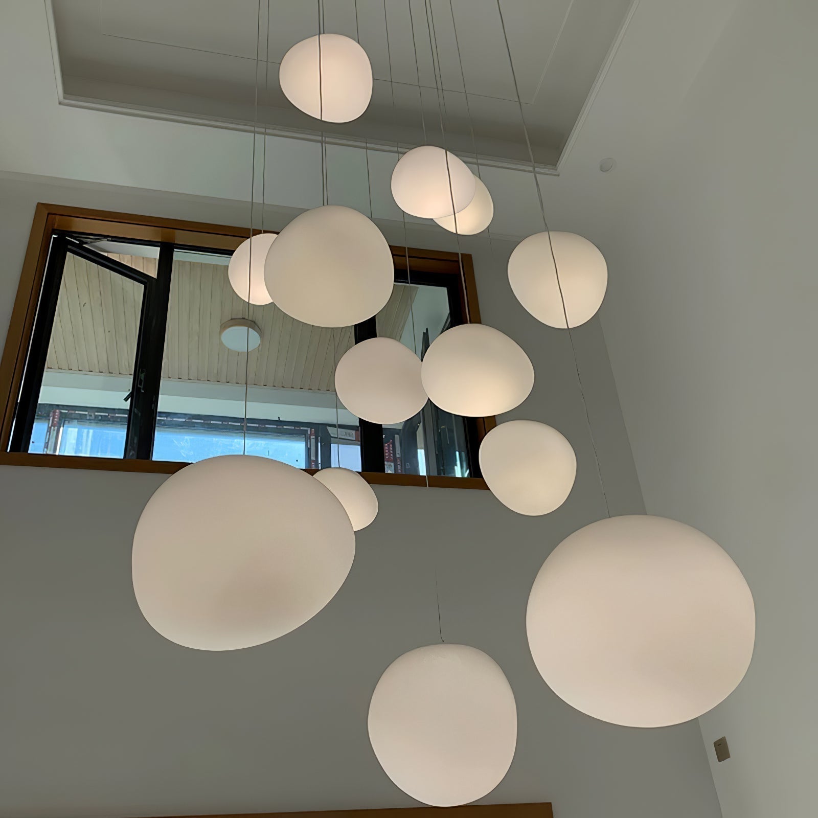Gregg Stone Shape Glass Pendant Light - Blowlighting