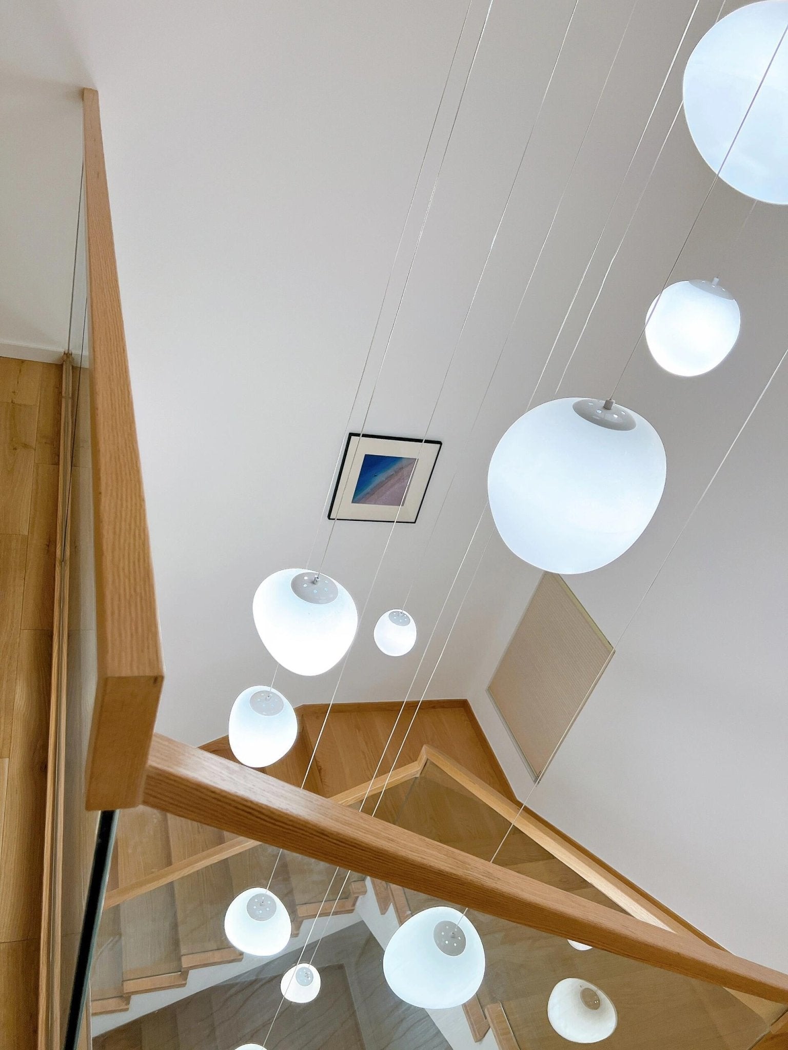 Gregg Stone Shape Glass Pendant Light - Blowlighting