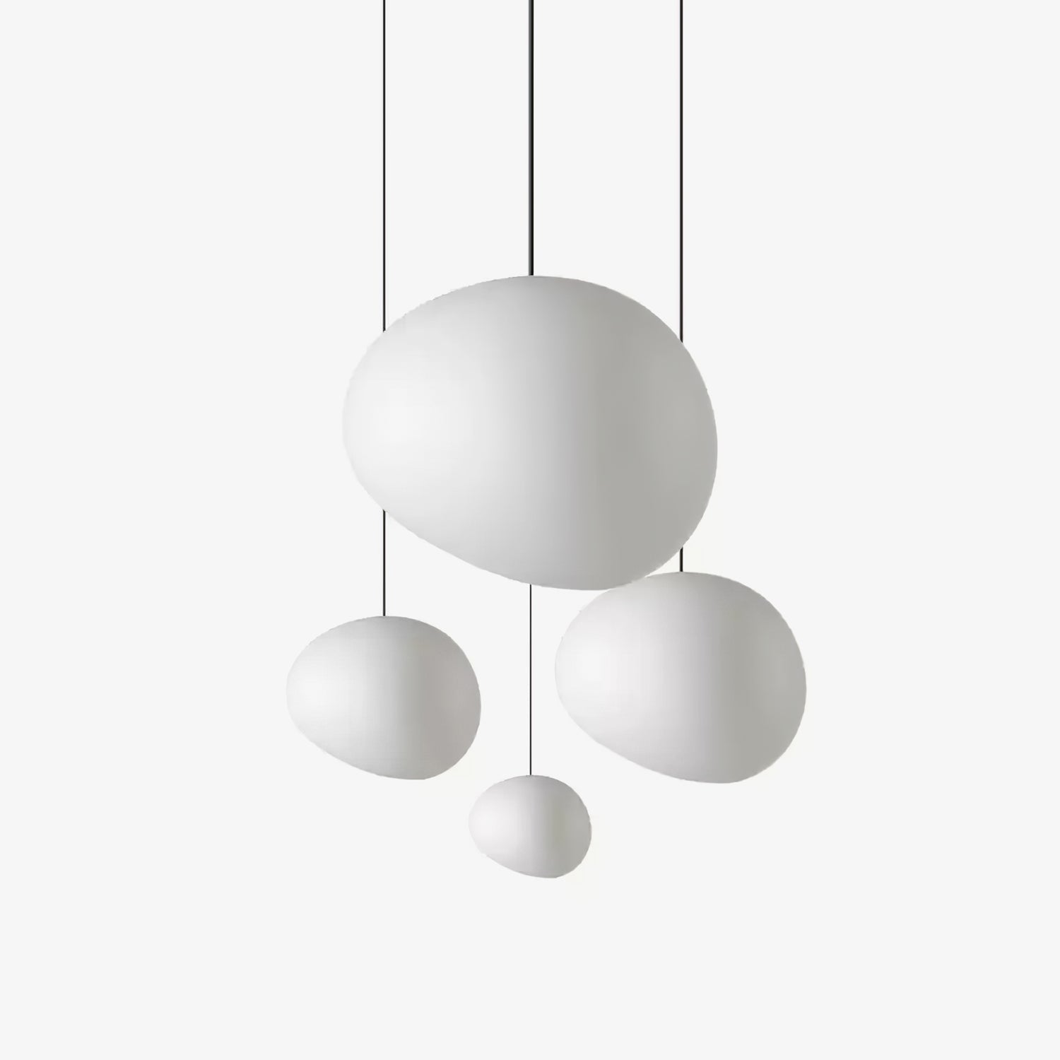 Gregg Stone Shape Glass Pendant Light - Blowlighting