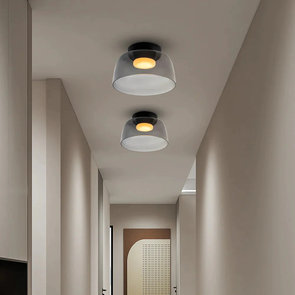 Aria  Nordic  Deckenleuchte Grün Glas Wohn/Schlafzimmer