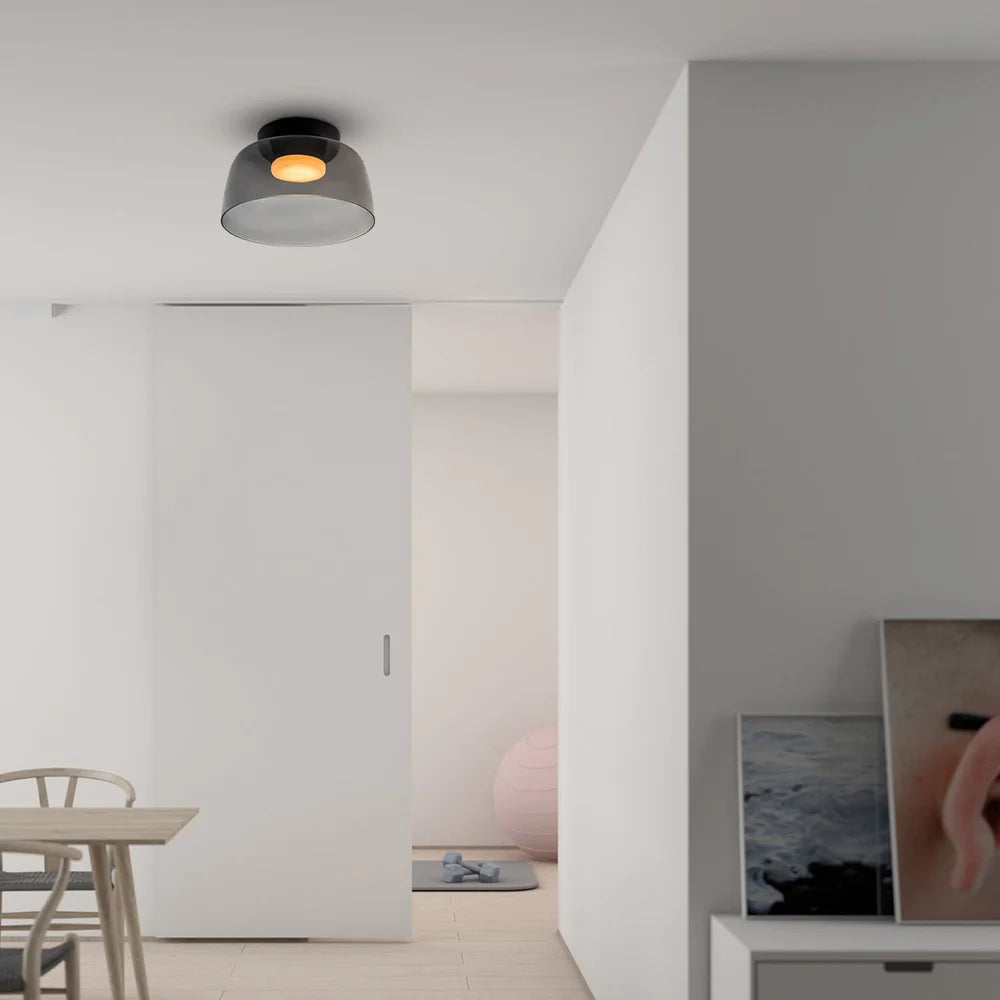 Aria  Nordic  Deckenleuchte Grün Glas Wohn/Schlafzimmer