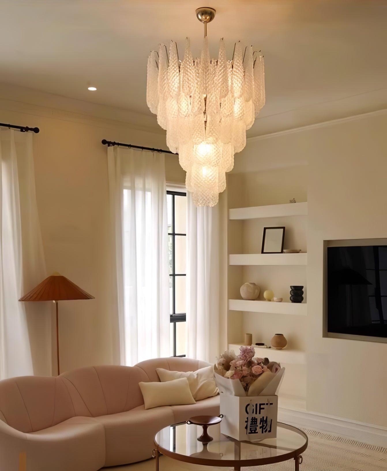 Zemaryra Murano Glass Chandelier - Neutralighting