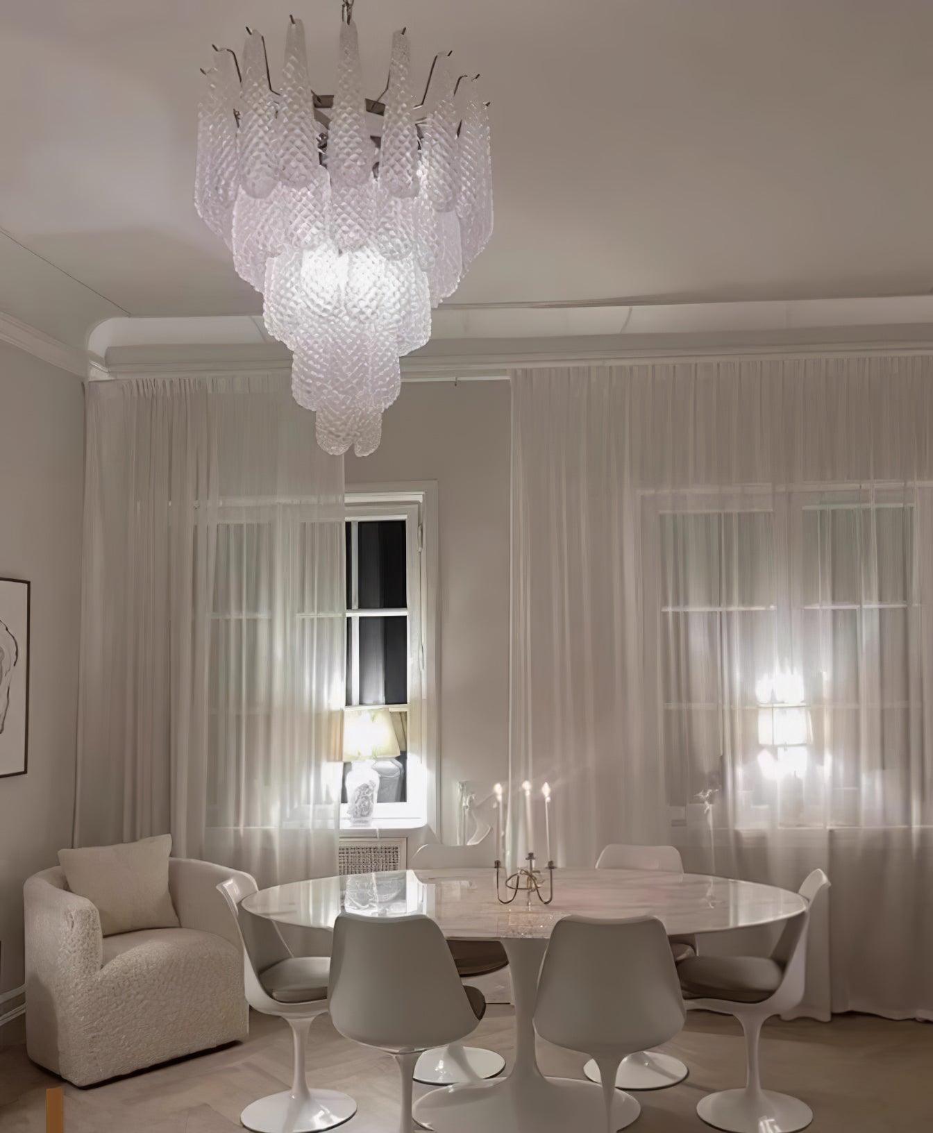 Zemaryra Murano Glass Chandelier - Neutralighting