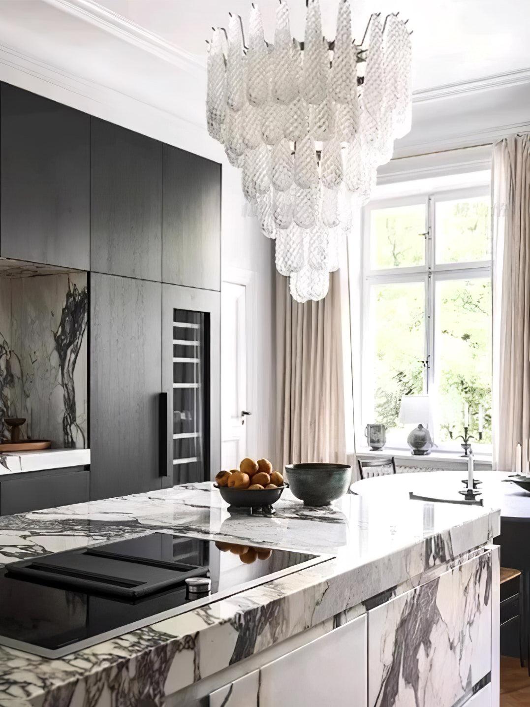 Zemaryra Murano Glass Chandelier - Neutralighting