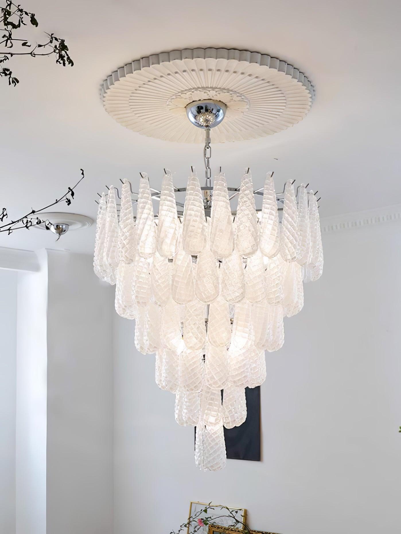 Zemaryra Murano Glass Chandelier - Neutralighting