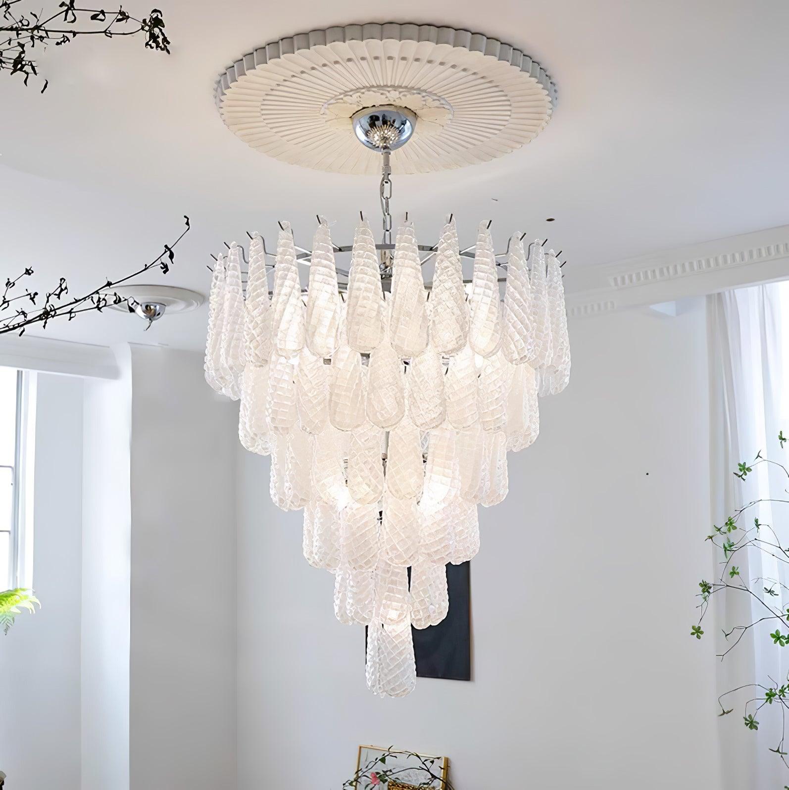 Zemaryra Murano Glass Chandelier - Neutralighting